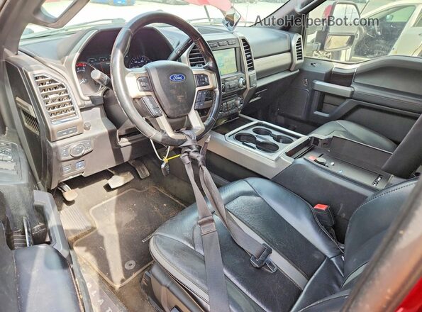 1FT7W2BT6JEC36088 2018 FORD F250 Red Вид панелі приладів
