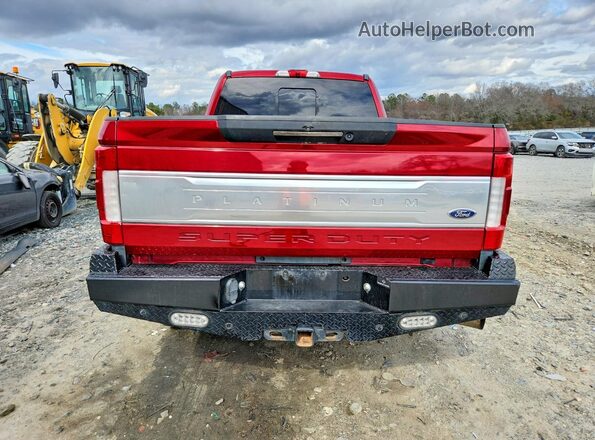 1FT7W2BT6JEC36088 2018 FORD F250 Red Вид ззаду