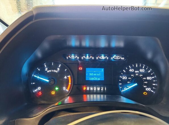 1FT7W2BT9JEB28497 2018 FORD F250 Белый Вид щитка приборов