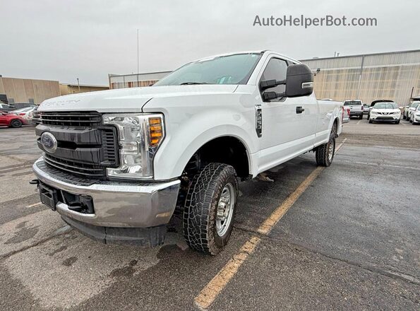 1FT7X2B66JEB19120 2018 FORD F250 Белый Задняя левая четверть