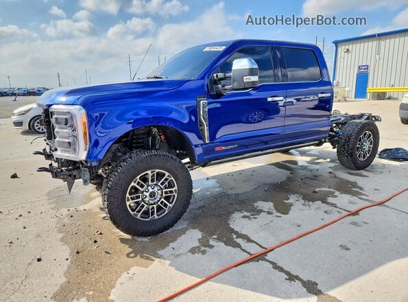 1FT8W2BM7TEC56205 2026 FORD F250 Синий Передняя левая четверть