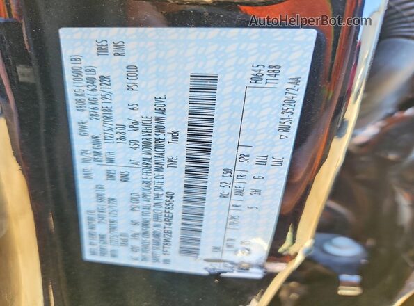 1FT8W2BT4REF85640 2024 FORD F250 Черный Вид подкапотного пространства