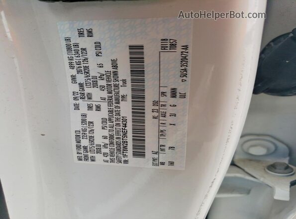 1FT8W2BT5NEF44301 2022 FORD F250 White Widok komory silnika