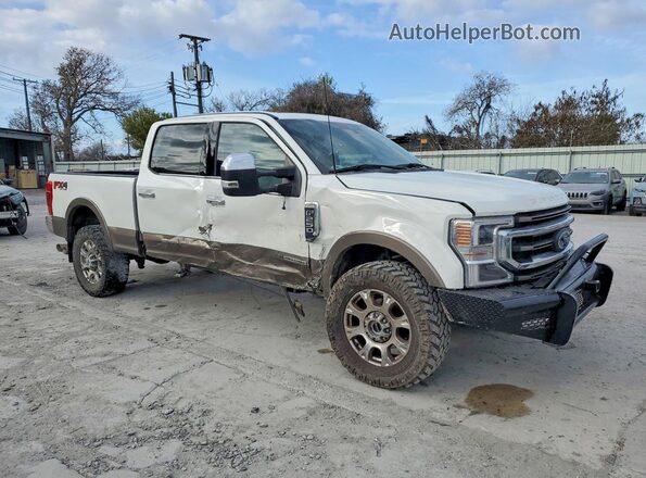 1FT8W2BT8MEE07156 2021 FORD F250 White წინა მარჯვენა