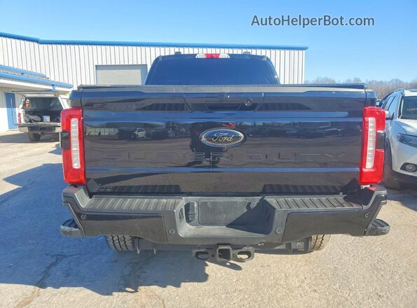 1FT8W2BT8SEC13563 2025 FORD F250 Black Widok z tyłu