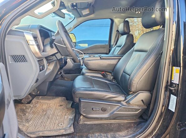1FT8W2BT9REF78389 2024 FORD F250 Черный Вид салона спереди