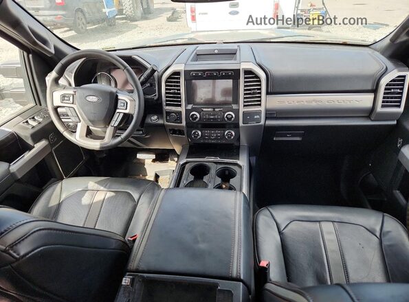 1FT8W3BT2KED61035 2019 FORD F350 Gray Вид панелі приладів