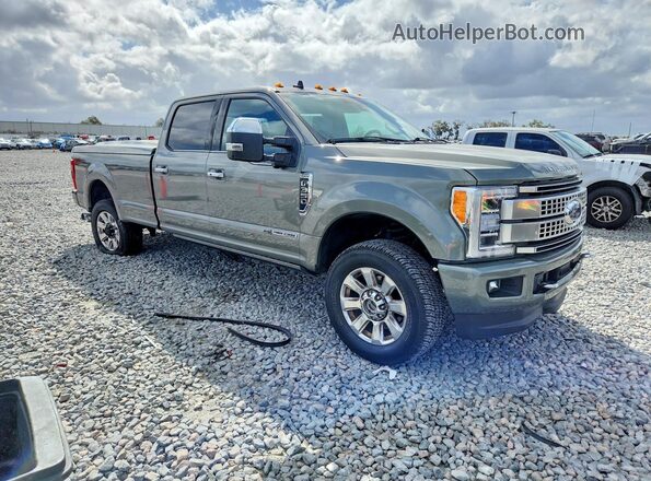 1FT8W3BT2KED61035 2019 FORD F350 Gray Передня права чверть