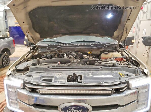 1FT8W3BT8HEF14901 2017 FORD F350 Beige Widok wnętrza z tyłu