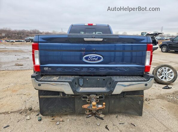 1FT8W3DT7HEE71214 2017 FORD F350 Синий Вид сзади