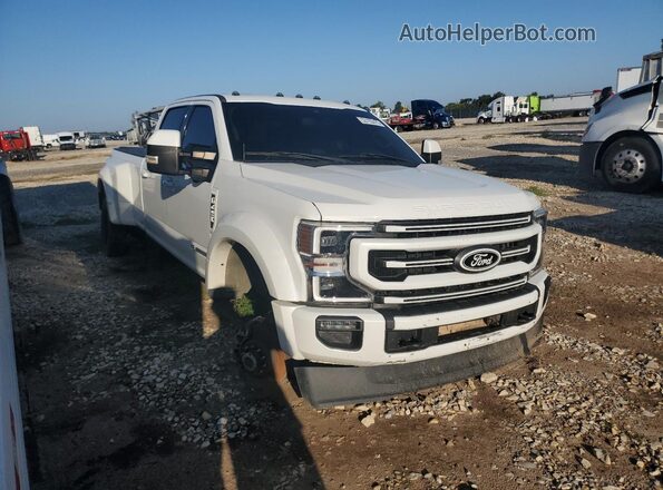 1FT8W4DT2LEC91573 2020 FORD F450 Белый Передняя правая четверть