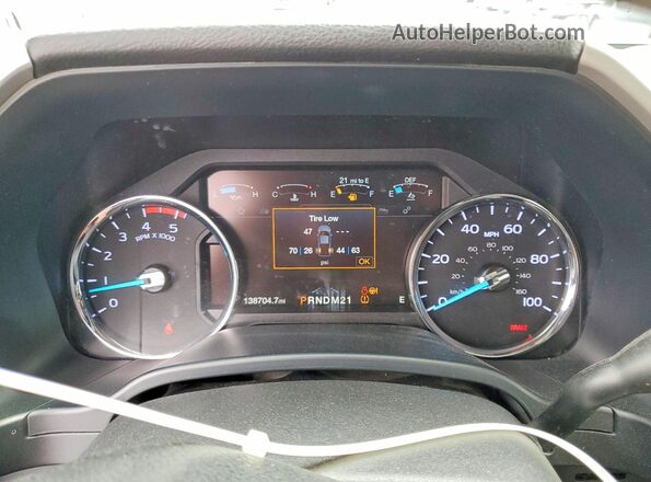 1FT8X3CT8KEC68368 2019 FORD F350 Blue Սարքավորումների վահանակի տեսք