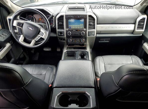 1FT8X3CT8KEC68368 2019 FORD F350 Blue Առջևի վահանակի տեսք