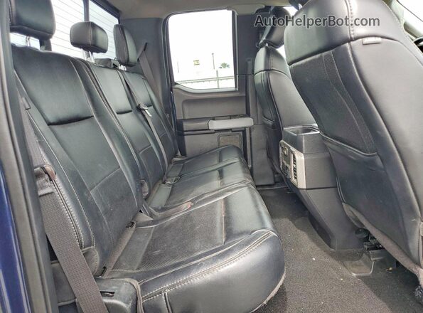 1FT8X3CT8KEC68368 2019 FORD F350 Blue Հետևի նստատեղերի տեսք