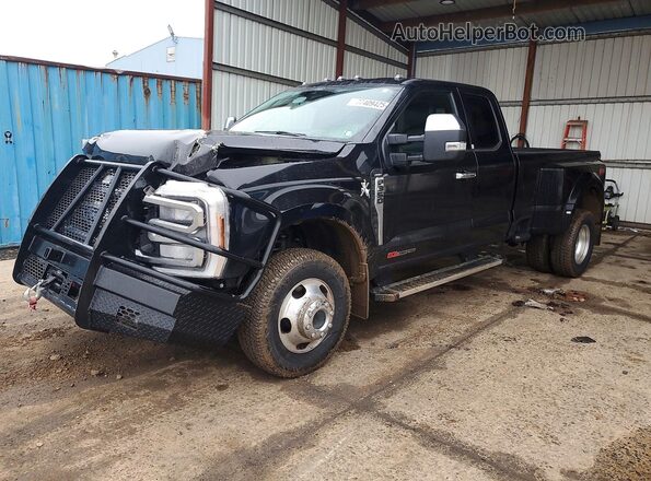 1FT8X3DM7RED08019 2024 FORD F350 Black Vista tres cuartos delantera izquierda