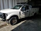 2017 Ford F250 Super Duty White vin: 1FTBF2A68HEC88628 Damage: Left Front Fender, Dent(s) W/ Paint Dmg, 4 to 5 inches