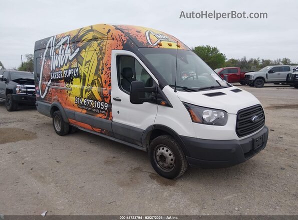 1FTBF4XG4HKB43731 2017 FORD TRANSIT-350 Белый Передняя правая четверть