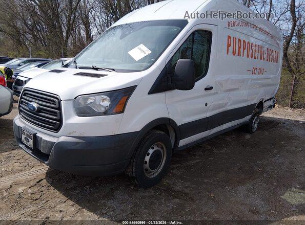 1FTBW3XM7HKA30047 2017 FORD TRANSIT-350 White წინა მარცხენა ხედი სამი მეოთხედიდან