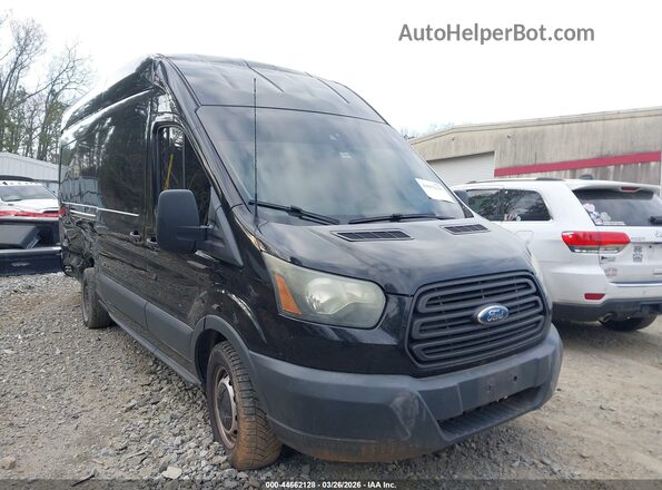 1FTBW3XV7HKA14147 2017 FORD TRANSIT-350 Черный Передняя правая четверть