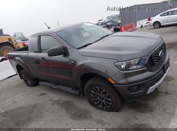 1FTER1EH7KLA56017 2019 FORD RANG Серый Вид задней части салона