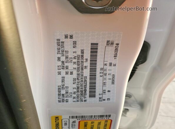 1FTER4BHXSLE39133 2025 FORD RANG Белый Вид подкапотного пространства