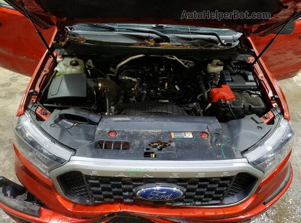 1FTER4FH0KLB17403 2019 FORD RANG Оранжевый Вид задней части салона