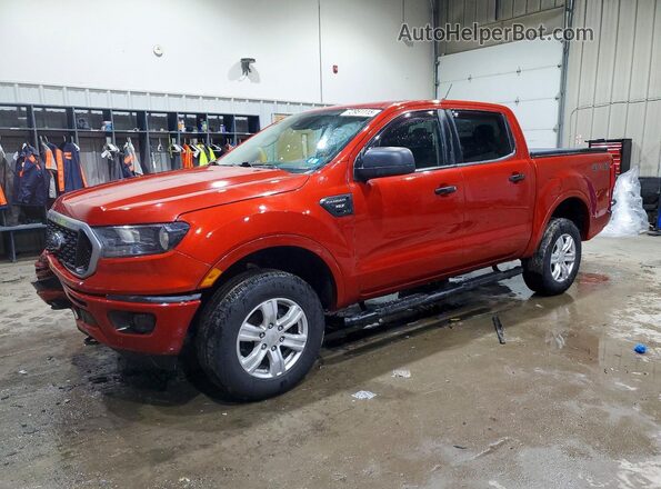 1FTER4FH0KLB17403 2019 FORD RANG Оранжевый Передняя левая четверть