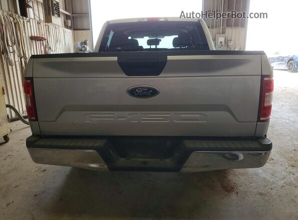 1FTEW1C50JFD53841 2018 FORD F150 Silver Widok z tyłu