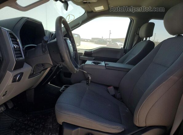 1FTEW1C50JFD53841 2018 FORD F150 Silver Widok wnętrza z przodu