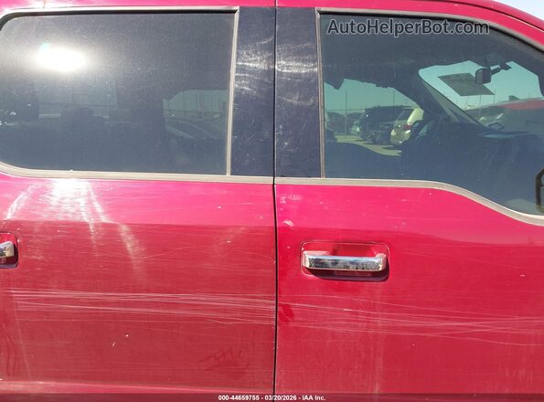1FTEW1C50JKC40334 2018 FORD F150 Maroon Vista interior trasera