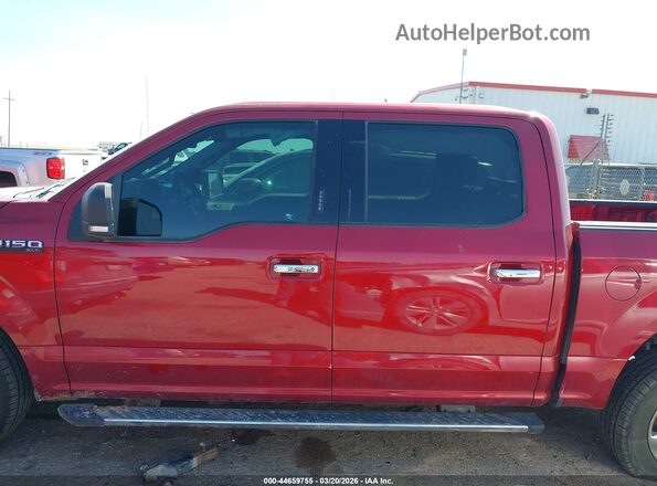 1FTEW1C50JKC40334 2018 FORD F150 Maroon Vista interior de 360 grados