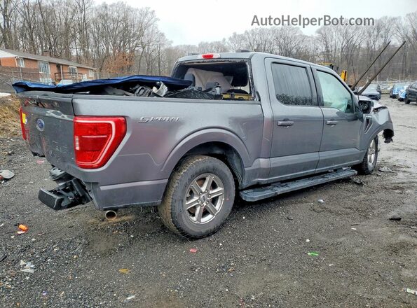 1FTEW1C5XPFC56946 2023 FORD F150 Серый Задняя правая четверть