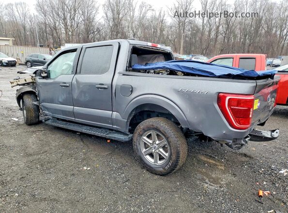 1FTEW1C5XPFC56946 2023 FORD F150 Серый Задняя левая четверть