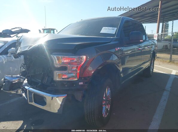 1FTEW1CF1HKC06812 2017 FORD F150 Серый Передняя левая четверть