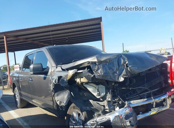 1FTEW1CF1HKC06812 2017 FORD F150 Серый Вид задней части салона