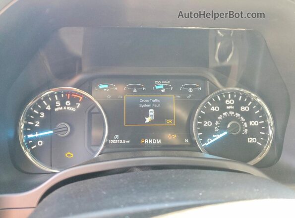 1FTEW1CG4JKF49337 2018 FORD F150 Синий Вид щитка приборов