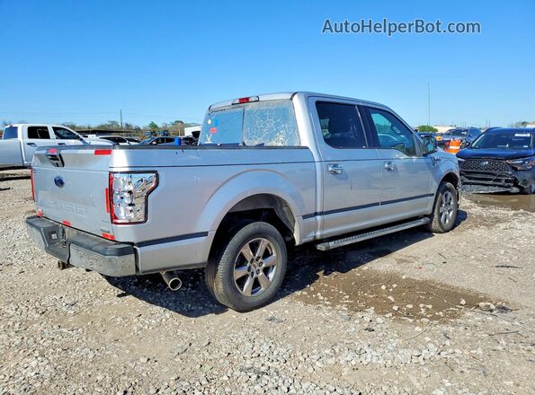 1FTEW1CGXJFA05871 2018 FORD F150 Серебряный Задняя правая четверть