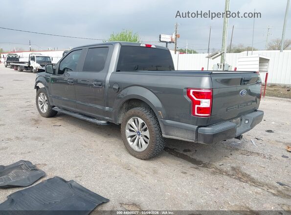 1FTEW1CP0JKF70590 2018 FORD F150 Серый Задняя левая четверть