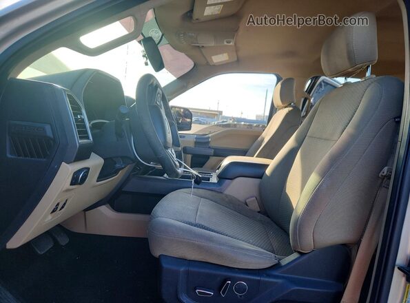 1FTEW1CP2JFC86273 2018 FORD F150 Золотой Вид салона спереди
