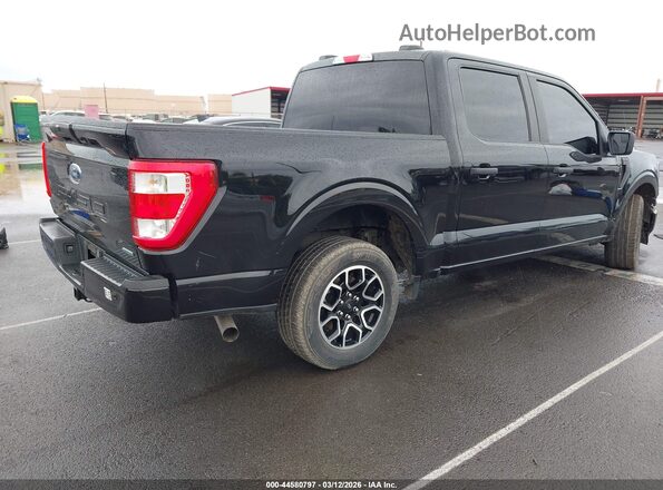 1FTEW1CP4PKE29515 2023 FORD F150 Черный Задняя правая четверть