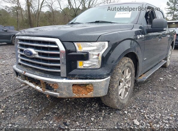 1FTEW1CP6HKC22710 2017 FORD F150 Черный Вид спереди