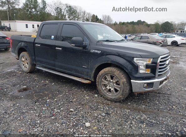 1FTEW1CP6HKC22710 2017 FORD F150 Черный Передняя правая четверть