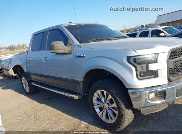 1FTEW1CP7GKF09505 2016 FORD F150 Серебряный Вид задней части салона