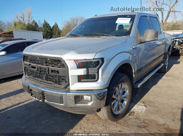 1FTEW1CP7GKF09505 2016 FORD F150 Серебряный Передняя левая четверть