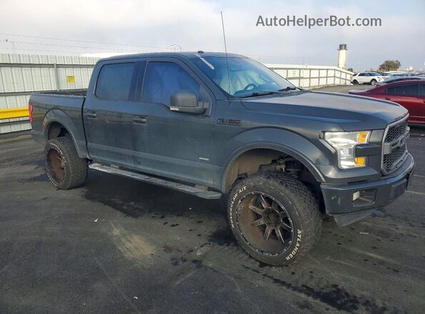 1FTEW1CP8GKE75249 2016 FORD F150 Gray Delantero derecho