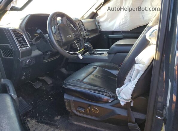 1FTEW1CP8GKE75249 2016 FORD F150 Gray Vista interior delantera