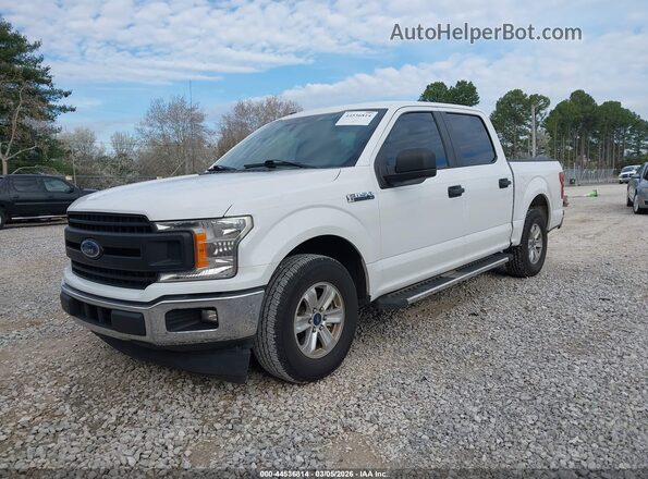 1FTEW1CP9KKD28351 2019 FORD F150 White წინა მარცხენა ხედი სამი მეოთხედიდან