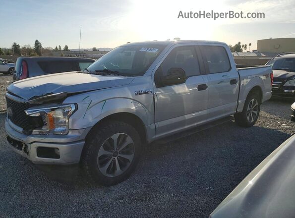 1FTEW1CPXKKC14620 2019 FORD F150 Серебряный Передняя левая четверть