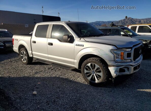 1FTEW1CPXKKC14620 2019 FORD F150 Серебряный Передняя правая четверть