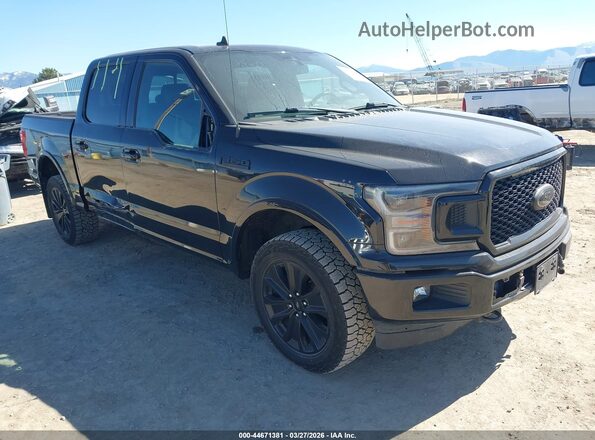 1FTEW1E40LFB16211 2020 FORD F150 Черный Передняя правая четверть